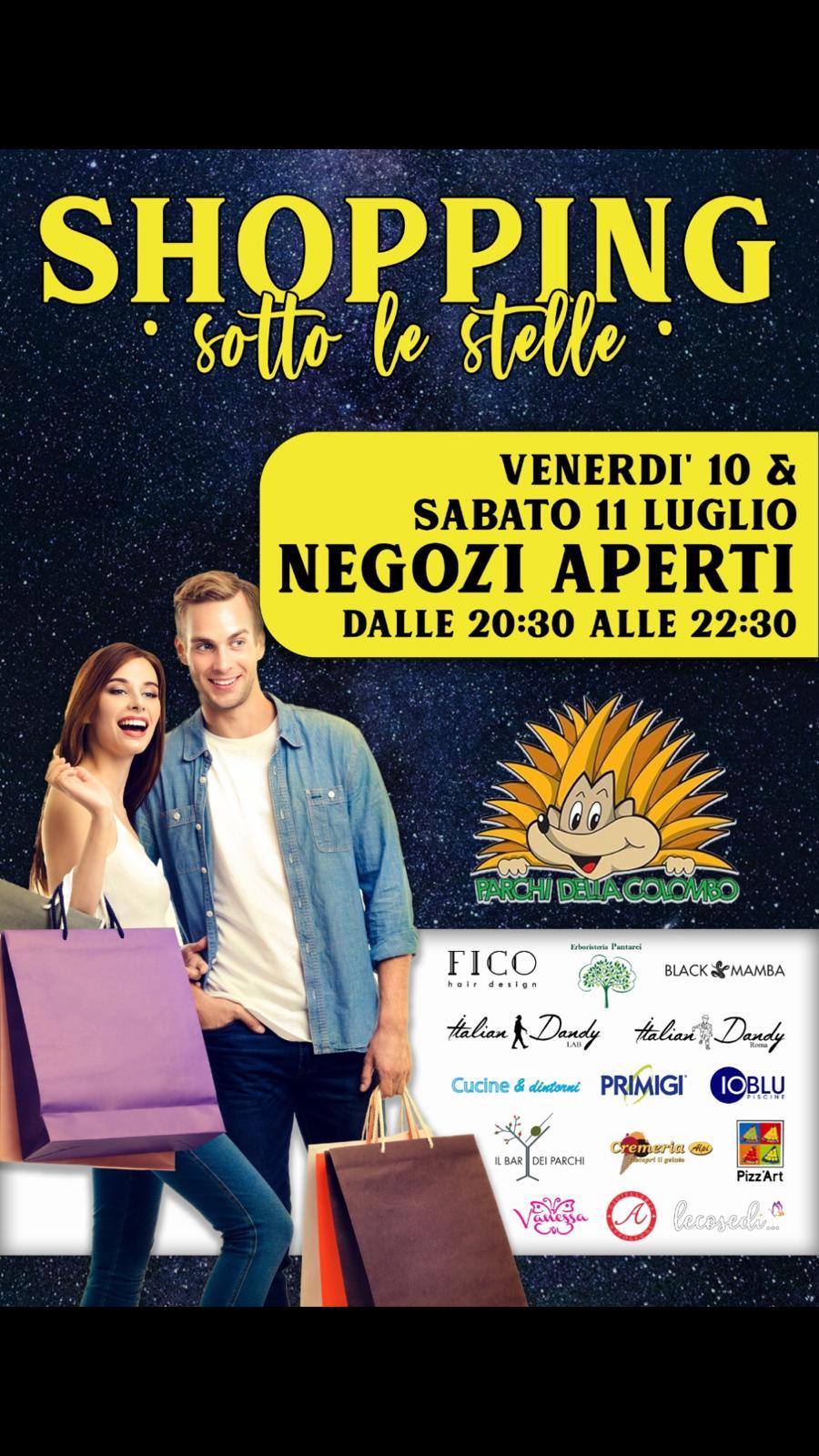 SHOPPING SOTTO LE STELLE